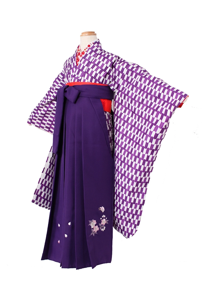 7-101　袴・紫矢羽セット
